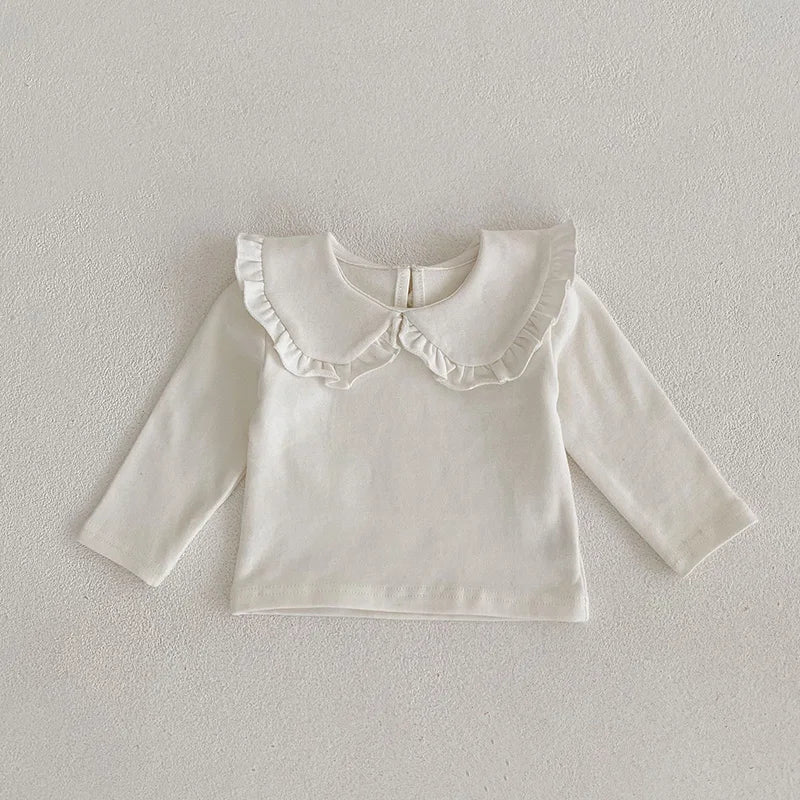 Ensemble de vêtements pour bébé fille avec broderie florale, pull en tricot beige et body