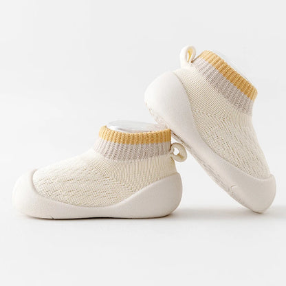 Chaussons bébé 0-3 ans – Chaussettes antidérapantes à semelles souples pour nourrissons et tout-petits (automne/hiver)