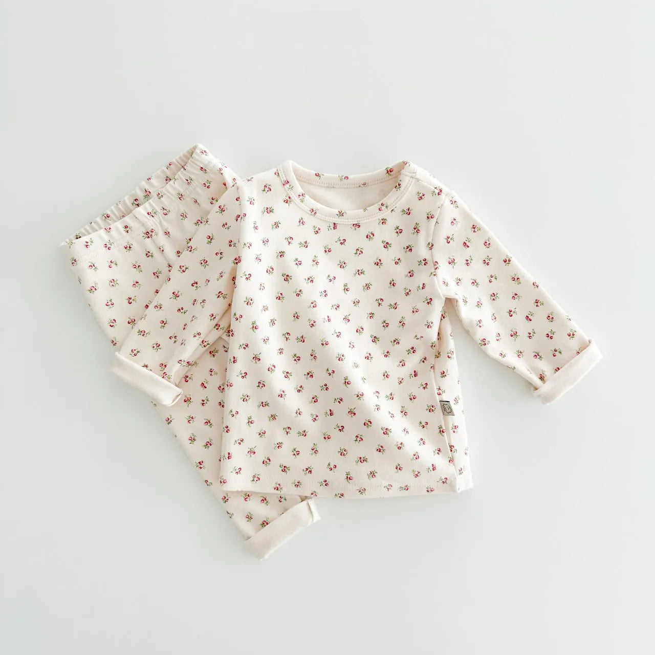 Pyjama en coton à imprimé floral pour enfant – Style coréen (bébé et tout-petit)