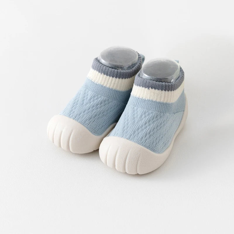 Chaussons bébé 0-3 ans – Chaussettes antidérapantes à semelles souples pour nourrissons et tout-petits (automne/hiver)