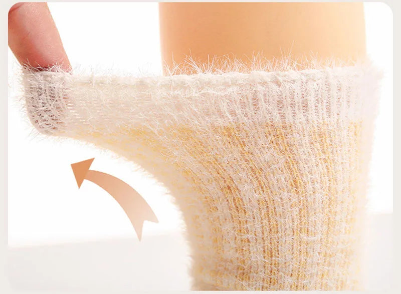 Neue dicke Wintersocken für Babys – Röhrensocken mit Farbblockierung und Streifen für Kleinkinder