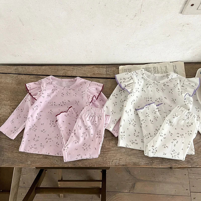 Pyjama bébé – Grenouillère à pois pour petites filles (1-3 ans)