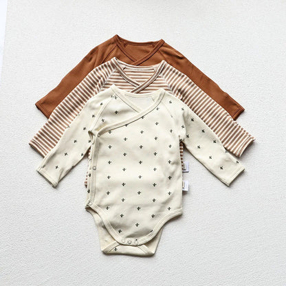 Body bébé – Body nouveau-né en coton à manches longues avec pantalon en option (1-2 ans)