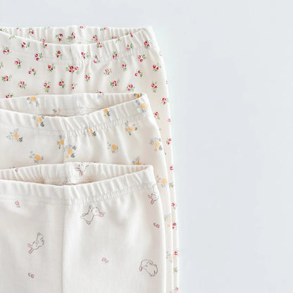 Pyjama en coton à imprimé floral pour enfant – Style coréen (bébé et tout-petit)