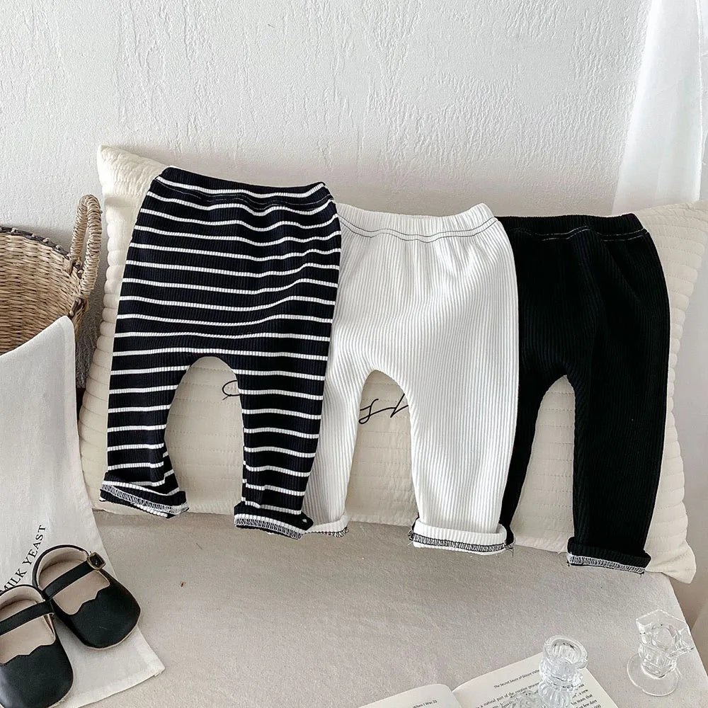 Pantalon d'automne pour bébé – Leggings coréens en PP massif pour tout-petits, pantalon slim en coton pour bébé (0-3 ans)