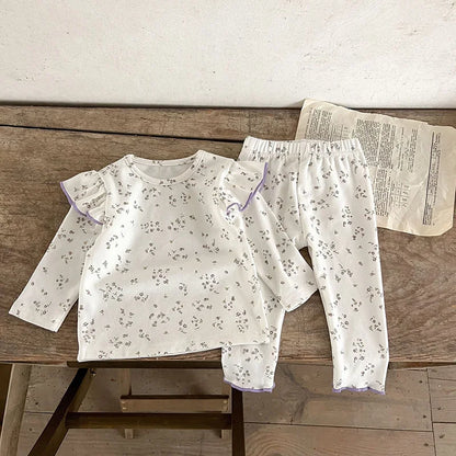 Pyjama bébé – Grenouillère à pois pour petites filles (1-3 ans)