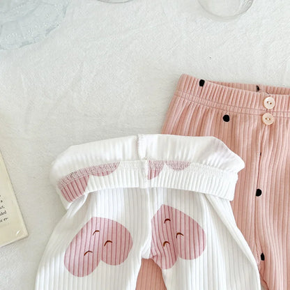 Pyjama bébé – Grenouillère à pois pour petites filles (1-3 ans)