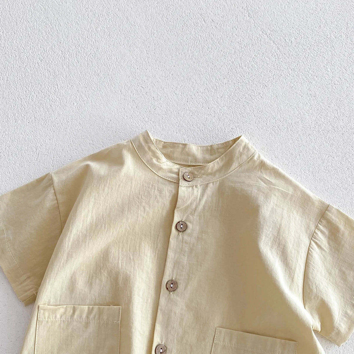 Ensemble de vêtements décontractés pour enfants : chemise à manches courtes et pantalon, ensemble 2 pièces pour garçons