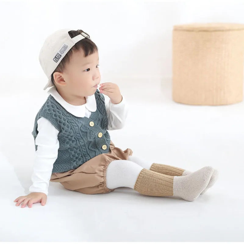 Winter-Babysocken – Weiche, rutschfeste, verdickte, warme Socken für Neugeborene