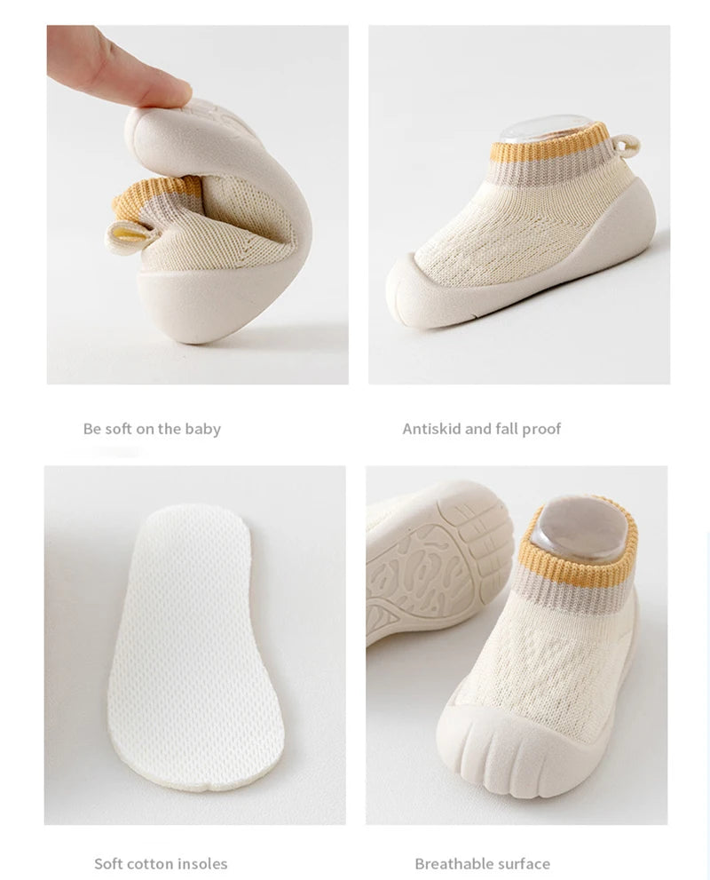 Baby Floor Shoes 0-3Y – Soft Soled Non-Slip Socks for Infants & Toddlers (Autumn/Winter)