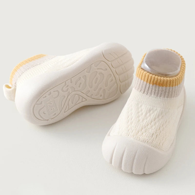 Chaussons bébé 0-3 ans – Chaussettes antidérapantes à semelles souples pour nourrissons et tout-petits (automne/hiver)