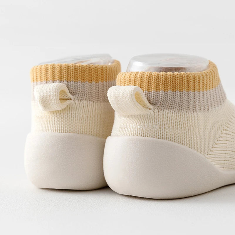 Chaussons bébé 0-3 ans – Chaussettes antidérapantes à semelles souples pour nourrissons et tout-petits (automne/hiver)