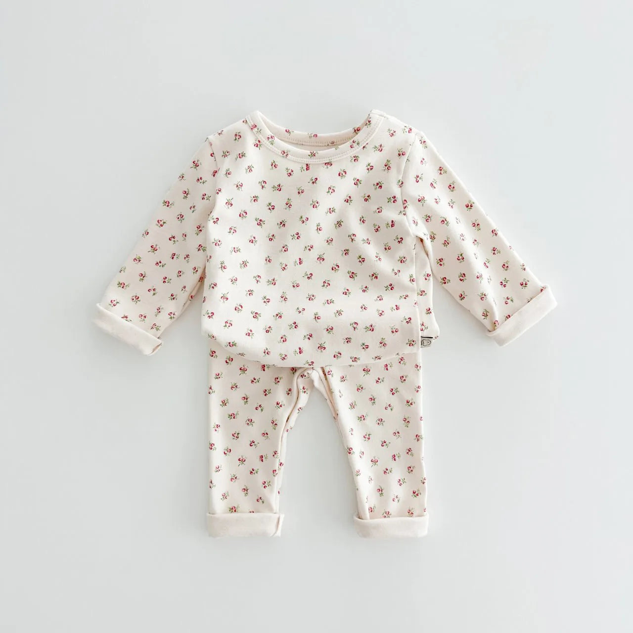 Pyjama en coton à imprimé floral pour enfant – Style coréen (bébé et tout-petit)