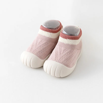 Chaussons bébé 0-3 ans – Chaussettes antidérapantes à semelles souples pour nourrissons et tout-petits (automne/hiver)