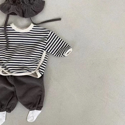 Autumn Baby Hoodie & Striped Sweatshirt for Boys and Girls – Toddler Tops