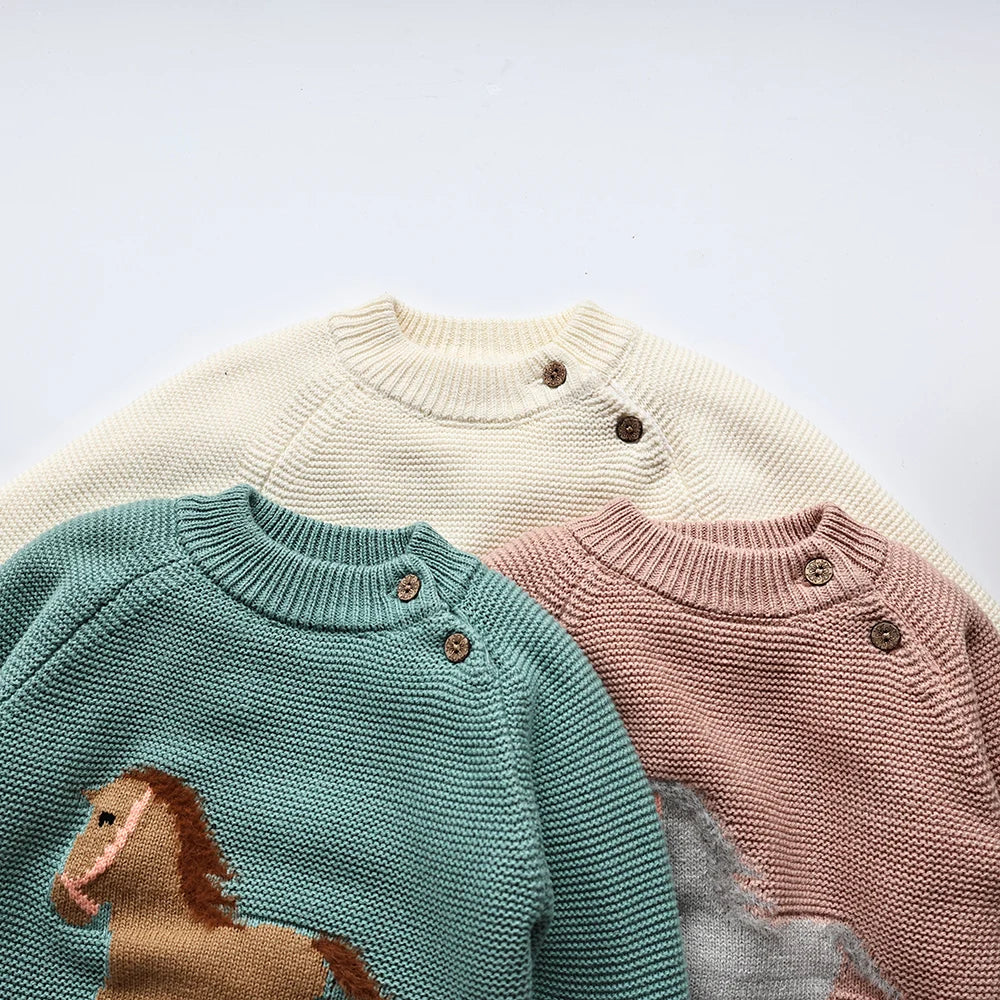 Pull d'hiver en polaire doublé de fourrure pour enfant, nouveau modèle de dessin animé