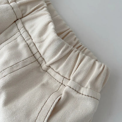 Pantalons pour bébés, jeans solides pour enfants, pantalons décontractés en denim pour garçons, pantalons doux pour filles, pantalons à la mode