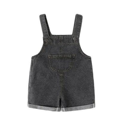 New Arrival Children Clothes Baby Girls Boys Overalls Solid Brief Style Toddler Denim Overol Jumpsuits