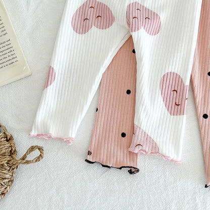 Pyjama bébé – Grenouillère à pois pour petites filles (1-3 ans)