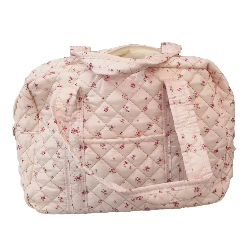 Sac de rangement brodé pour maman, grande capacité, sac de voyage tendance multifonctionnel, sac à main léger en diagonale