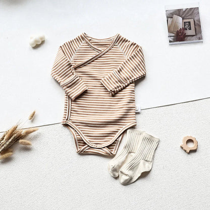 Body bébé – Body nouveau-né en coton à manches longues avec pantalon en option (1-2 ans)