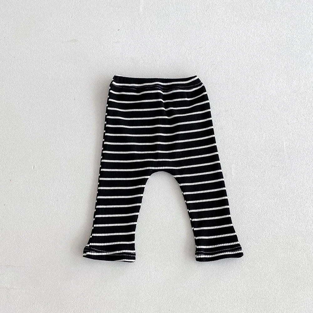 Autumn Baby Pants – Korean Style Toddler Solid Big PP Leggings, Infant Cotton Slim Fit Trousers (0-3Y)