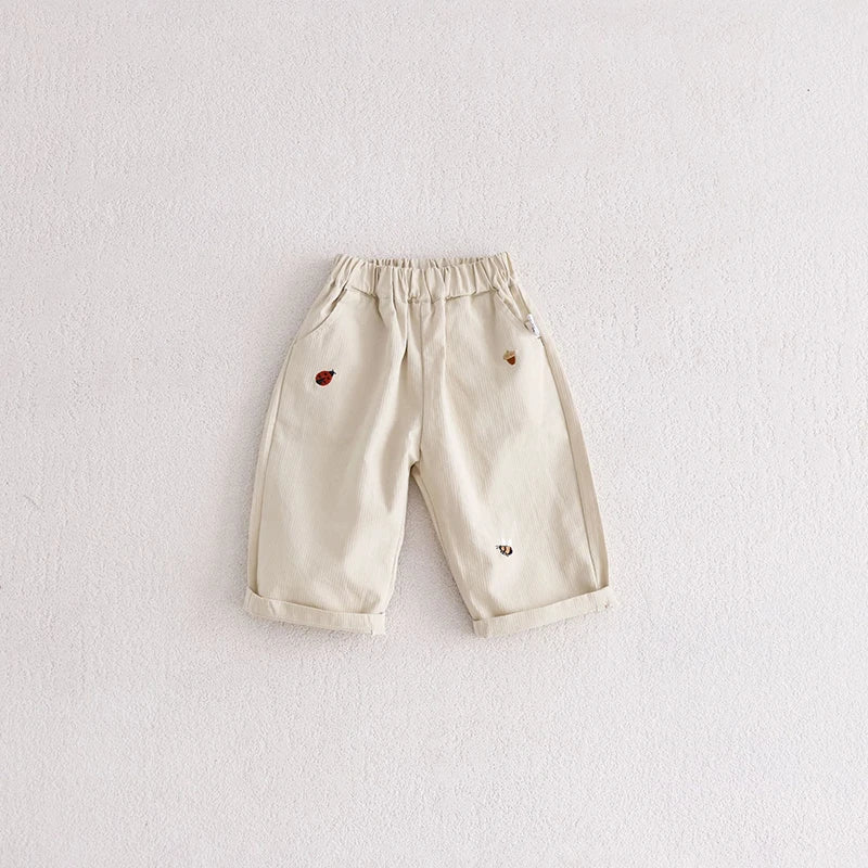 Baby Children’s Casual Pants – Embroidered Cartoon Design for (1-5Y)