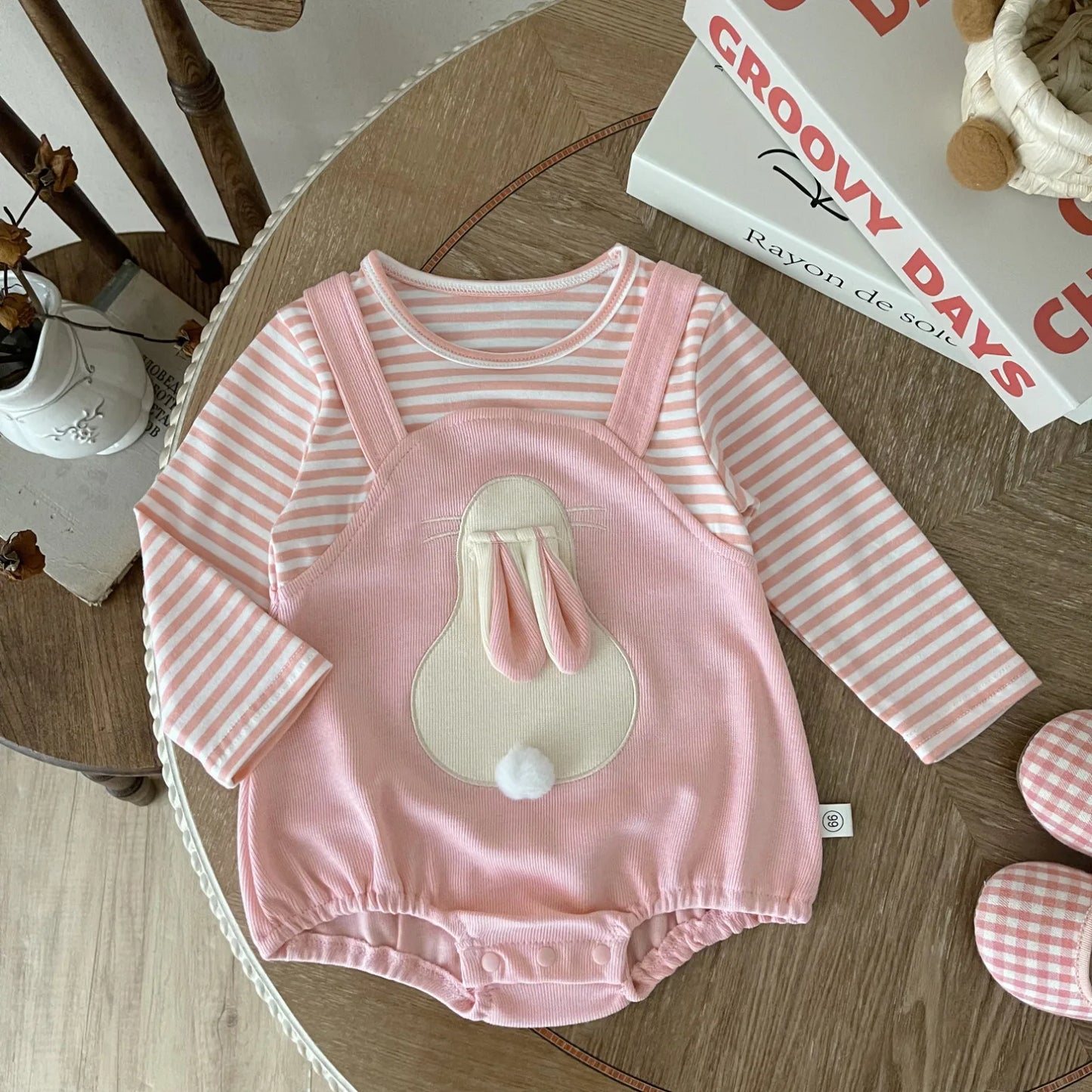 Summer Baby Animal Bodysuit – Cute O-Neck One-Piece for 0-2Y