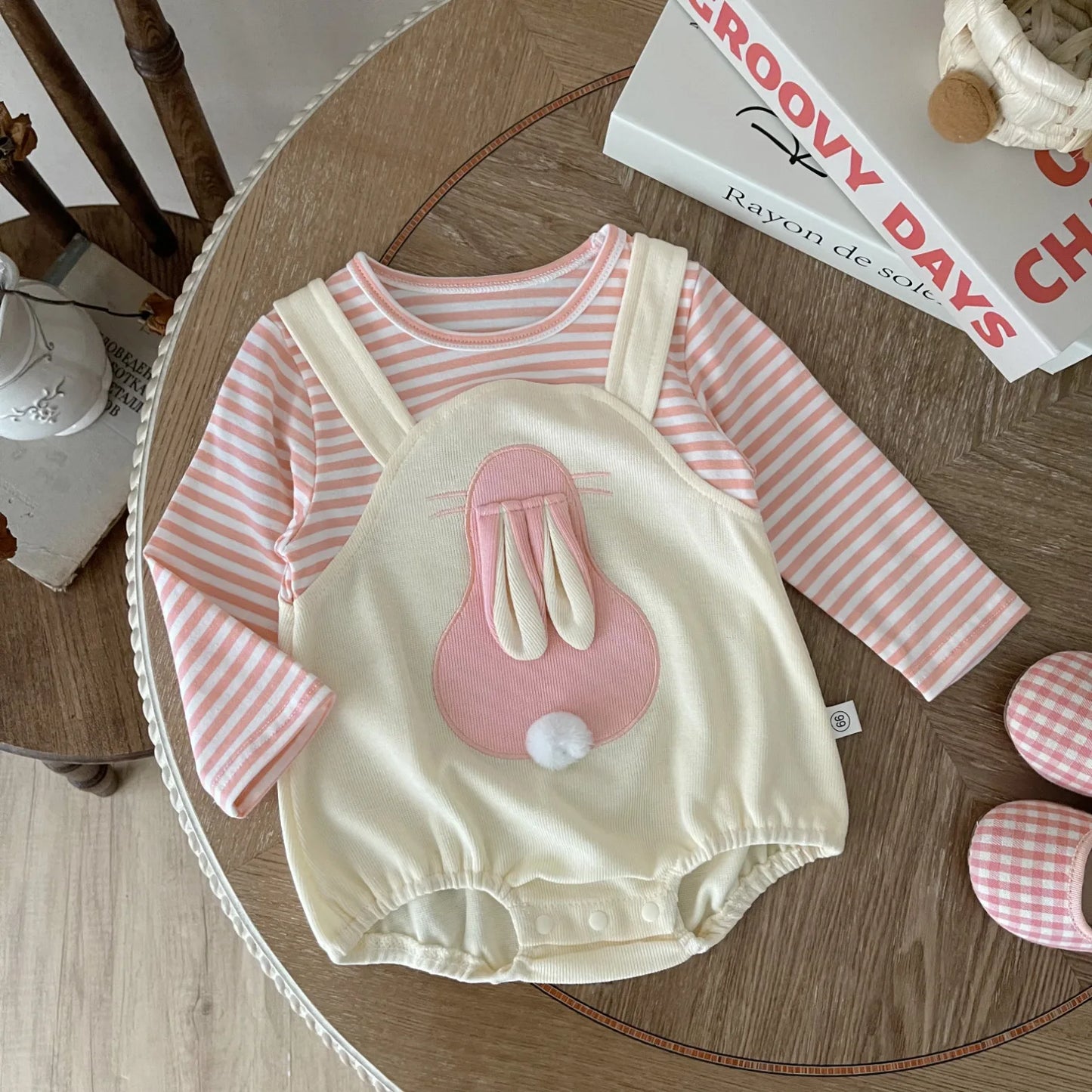 Summer Baby Animal Bodysuit – Cute O-Neck One-Piece for 0-2Y